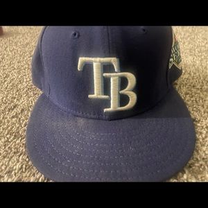 Tampa Bay Rays New Era 59Fifty Hat w/ WS Patch